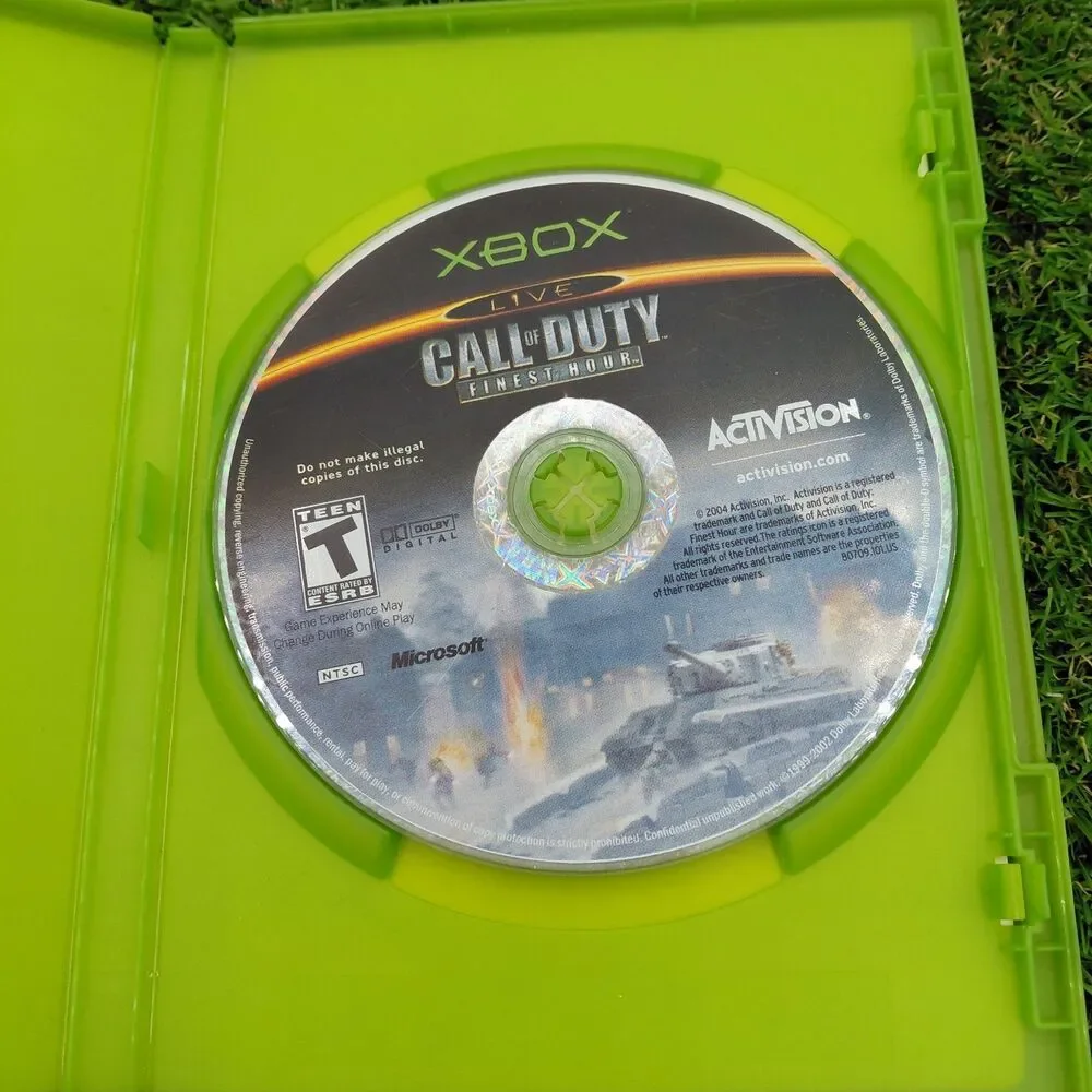 Call of Duty: Finest Hour (Microsoft Xbox, 2004)